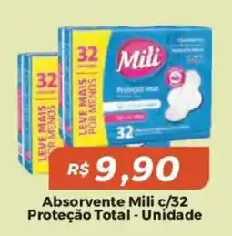 Mart Minas Absorvente mili proteção total oferta