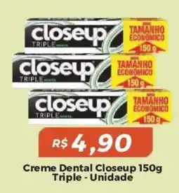 Mart Minas Creme Dental Closeup Triple oferta