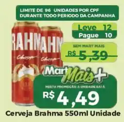 Mart Minas Cerveja brahma oferta