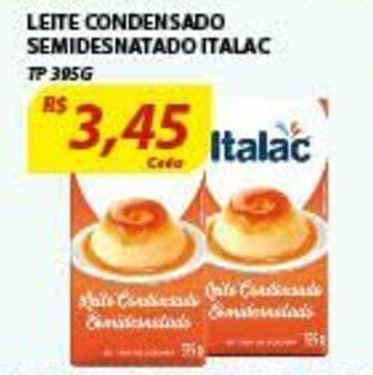 Assaí Atacadista Leite Condensado Semidesnatado Italac 395g oferta