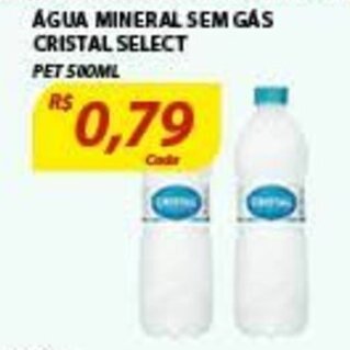 Agua Mineral sem gas Cristal Select 500ml