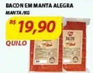 Assaí Atacadista Bacon em Manta Alegre manta/kg oferta