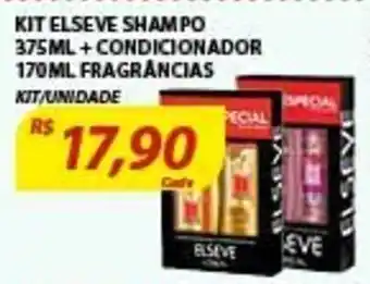 Assaí Atacadista Kit Elseve Shampoo 375ml + Condicionador 170ml oferta