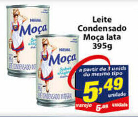 Vencedor Atacadista Leite condensado Moca lata 395g oferta