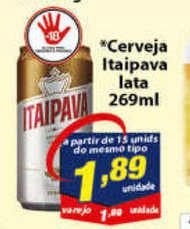 Vencedor Atacadista Cerveja Itaipava lata 269ml oferta
