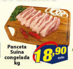 Vencedor Atacadista Panceta Suina Congelada 1kg oferta