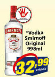 Vencedor Atacadista Vodka Smirnoff Original 998ml oferta