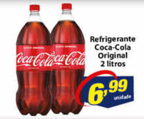 Vencedor Atacadista Refrigerante Coca Cola Original 2L oferta