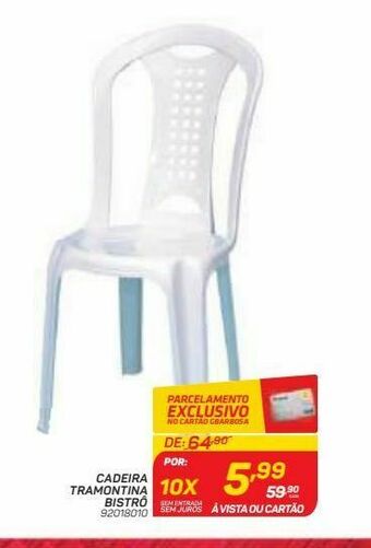 GBarbosa Cadeira tramontina bistró oferta
