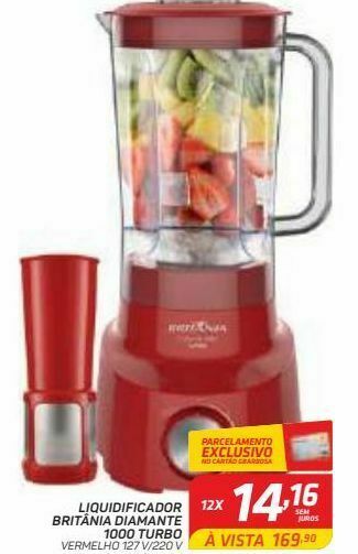 GBarbosa Liquidificador britânia diamante 1000 turbo oferta