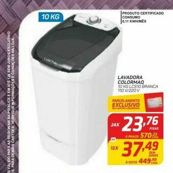 GBarbosa Lavadora colormaq oferta