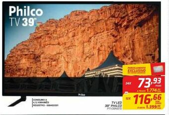 GBarbosa Tv led 39” philco oferta