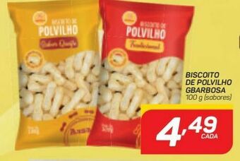 GBarbosa Biscoito de polvilho gbarbosa 100g oferta