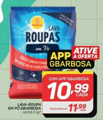 GBarbosa Lava-roupas em pó gbarbosa 2kg oferta