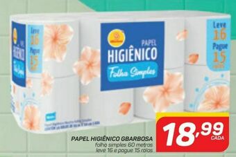 GBarbosa Papel higiênico gbarbosa oferta