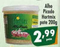 Vencedor Atacadista Alho Picado Hortmis pote 200g oferta