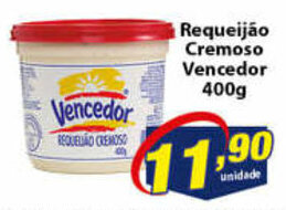 Requeijao cremoso Vencedor 400g