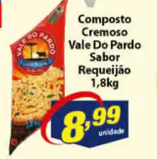 Vencedor Atacadista Composto Cremoso Vale do Pardo Sabor Requeijao 1.8kg oferta
