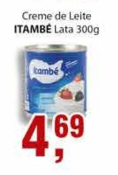 Creme de Leite Itambe lata 300g