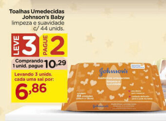 Carrefour Toalhas Umedecidas Johnson's Baby oferta