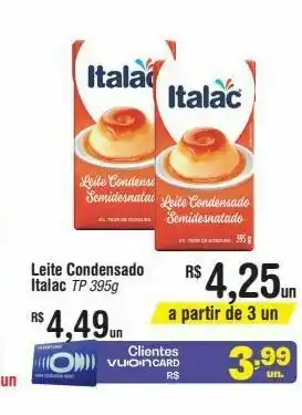 Fort Atacadista Leite condensado italac oferta