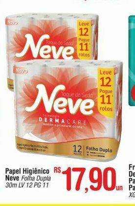 Fort Atacadista Papel higiênico neve oferta