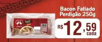 Frangolândia Bacon fatiado Perdigao 250g oferta