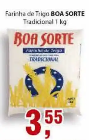 Supermercados Mundial Farinha de Trigo Boa Sorte Trad. 1kg oferta