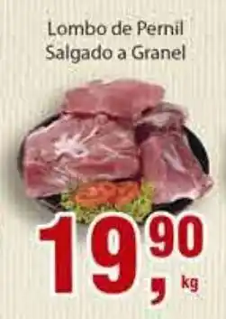 Supermercados Mundial Lombo de Pernil Salgado a granel 1kg oferta
