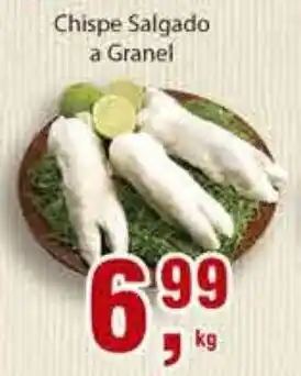Supermercados Mundial Chispe Salgado a granel 1kg oferta