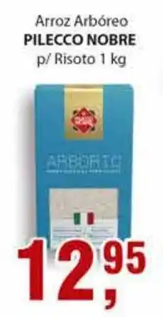 Supermercados Mundial Arroz Arboreo Pilecco Nobre p/ Risoto 1kg oferta