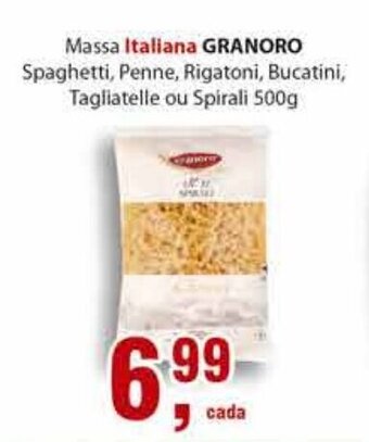Supermercados Mundial Massa Italiana Granoro 500g oferta