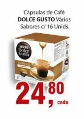 Supermercados Mundial Capsulas de Cafe Dolce Gusto c/16 unids. oferta