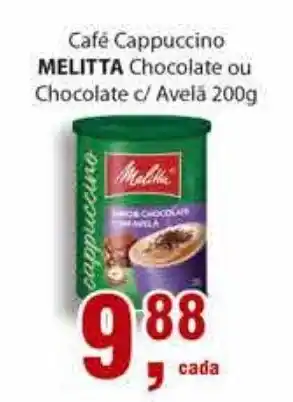 Supermercados Mundial Cafe Cappuccino Melitta 200g oferta