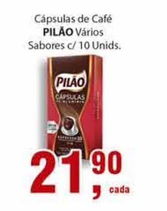 Supermercados Mundial Capsulas de Cafe Pilao c/10 unids. oferta