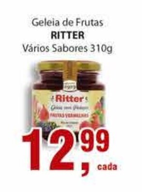 Supermercados Mundial Geleia de Frutas Ritter 310g oferta
