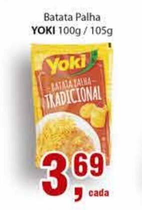 Supermercados Mundial Batata palha Yoki 100g/105g oferta