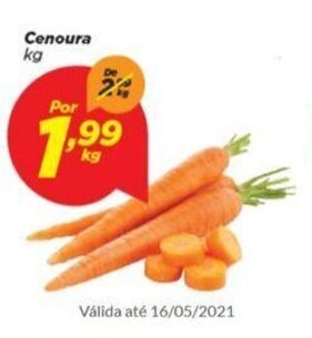 Dia Cenoura 1kg oferta