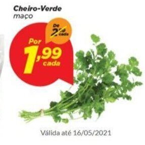Dia Cheiro-verde oferta