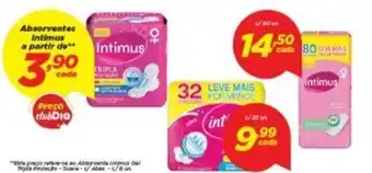 Dia Absorvente Intimus a partir de oferta