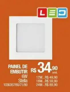 Milium Painel de embutir oferta