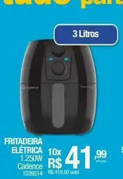 Fritadeira elétrica cadence