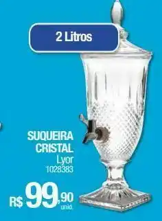 Suqueira cristal lyor
