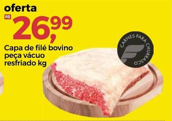 Frangolândia Capa de file bovino peca vacuo resfriada 1kg oferta
