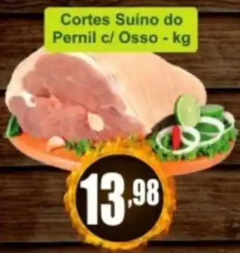 Sol Supermercados Cortes Suino do Pernil c/ osso 1kg oferta