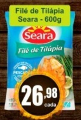 File de Tilapia Seara 600g