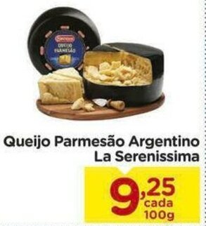 Carrefour Bairro Queijo Parmesao Argentino La Serenissima 100g oferta