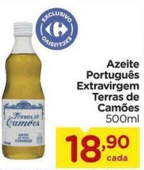 Carrefour Bairro Azeite Portugues Extravirgem Terras de Camoes 500ml oferta
