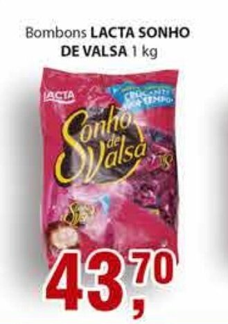 Bombons Lacta Sonho De Valsa 1kg