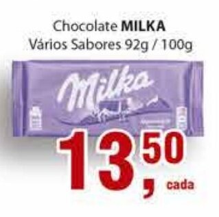 Supermercados Mundial Chocolate Milka 92g/100g oferta